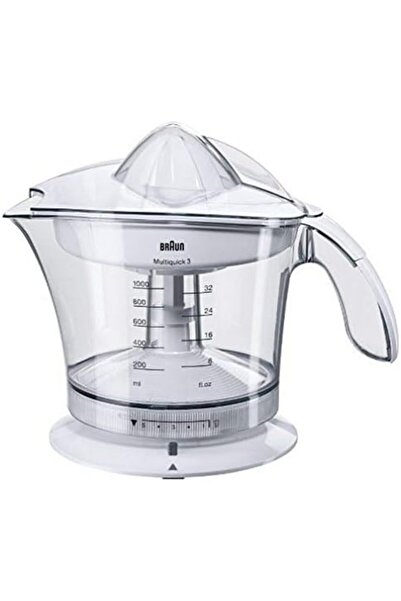 Braun Citrus Juicer Multiquick 3 MPZ 9, 1 L, White