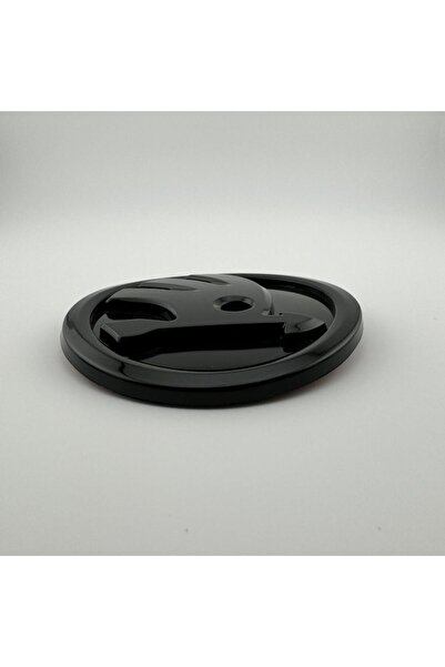 OEM Emblemă ŠKODA 90 mm, capotă, negru lucios, pentru capotă