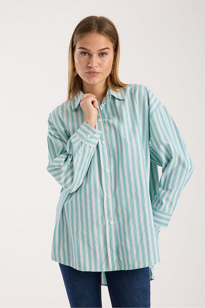 Reji Striped Loose Oversize Shirt