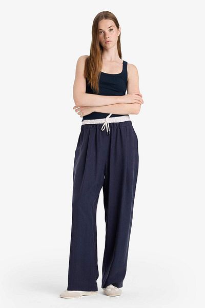 DeFacto Baggy Fit Double Pocket Regular Waist Standard Length Pants F9743Ax25Hs