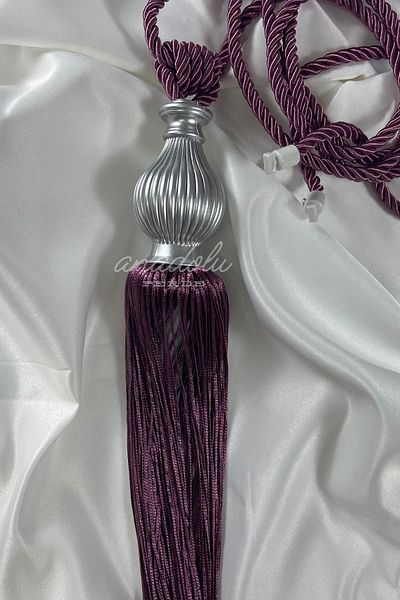 istper Fon Curtain Binding Silver Kuka Plum Ceiling Luxury Cornice Braçol Single Piece Curtain Holder