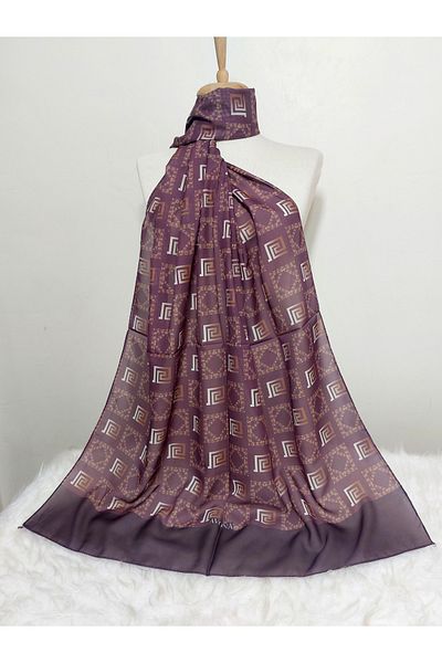 istanbul prensesleri Patterned Chiffon Shawl 185 X 70 cm