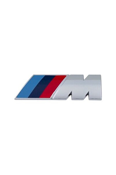 Silverline Emblem Sticker ABS Trunk Logo M Performance Silver