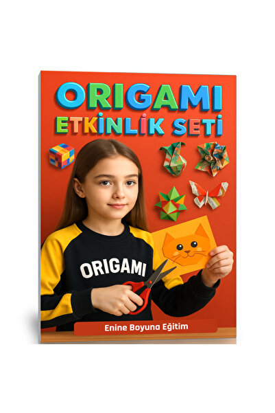 Enine Boyuna Eğitim Origami Etkinlik Seti – 36 Süper Origami Etkinlik + 40 Re...