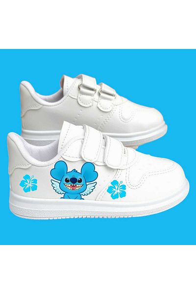 bhk desing Blue Animal Print Children's Sports Shoes Sneaker