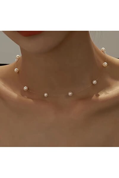 Bestway ve Diğeri trend inci hayalet choker kolye