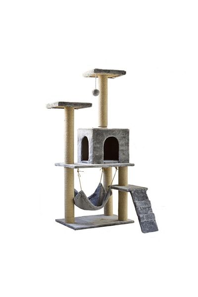 OEM Cat Play Tree with 3 Platforms, Hammock, House, 140cm