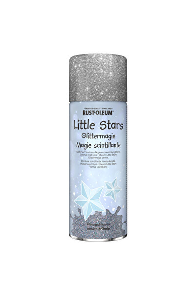 OEM Vopsea cu sclipici mobilier si jucarii, Rust-Oleum, Little Stars, Shiny Armour, Argintiu, 400 ml