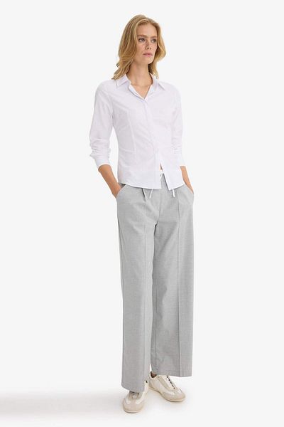 DeFacto Wide Leg Pocket Detailed Regular Waist Wide Leg Trousers F8307Ax25Au