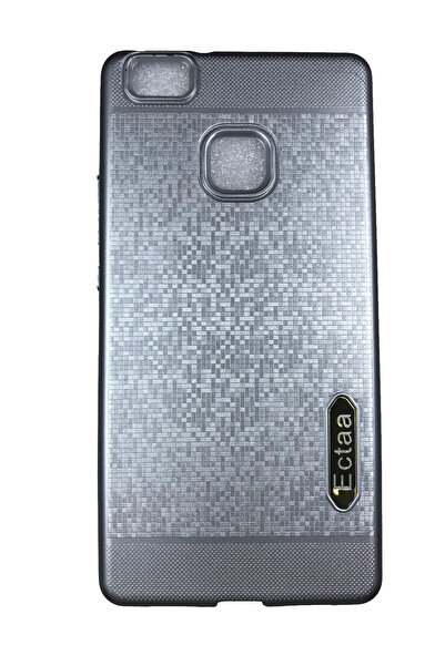 OEM Carcasă compatibilă cu Huawei P9 Lite, carcasă din silicon Mosaic, argintie
