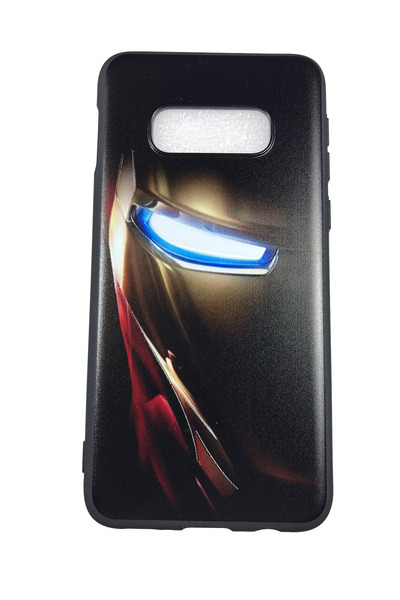 OEM Carcasă compatibilă cu Samsung Galaxy S10e, silicon cu relief, Iron Man