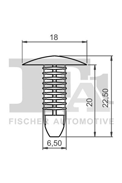 FA1 89-10003.25, Decorative and protective cover clips
