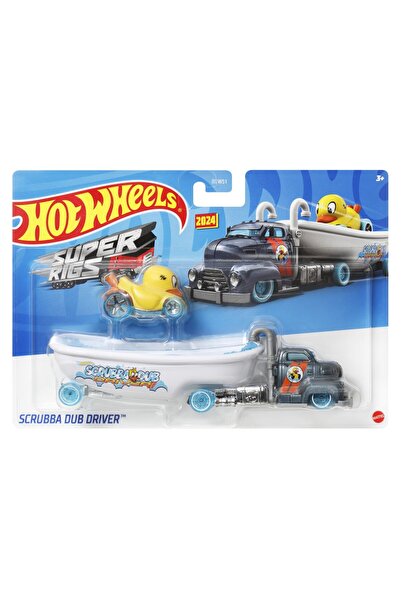 Fayola SET DE CAMIONELE ȘI MAȘINI SPORTIVE HOT WHEELS SCRUBBA DUB DRIVER