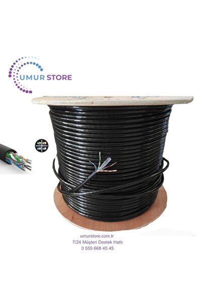 Herz 50 Metre Dış Ortam Internet Kablosu Cat6 50 mt