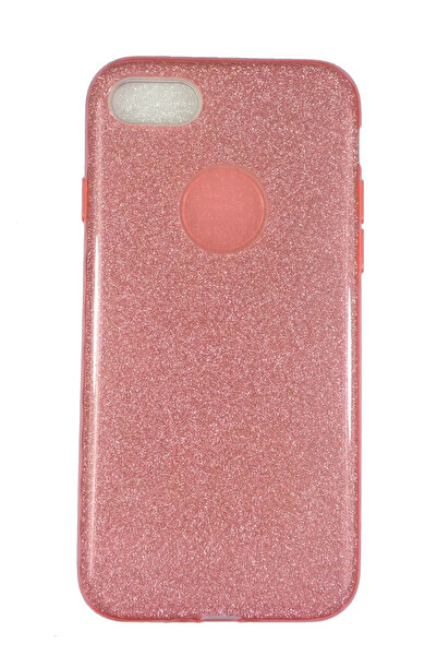 OEM Θήκη για iPhone 7, σιλικόνη με γκλίτερ, ροζ