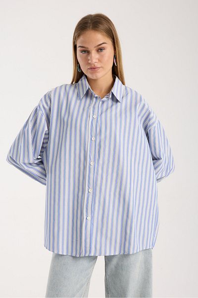 Reji Striped Loose Oversize Shirt