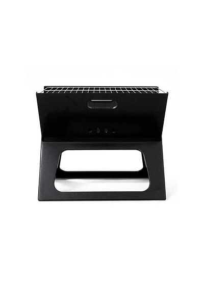 WM Foldable Charcoal Grill with Durable Stainless Steel Stand
