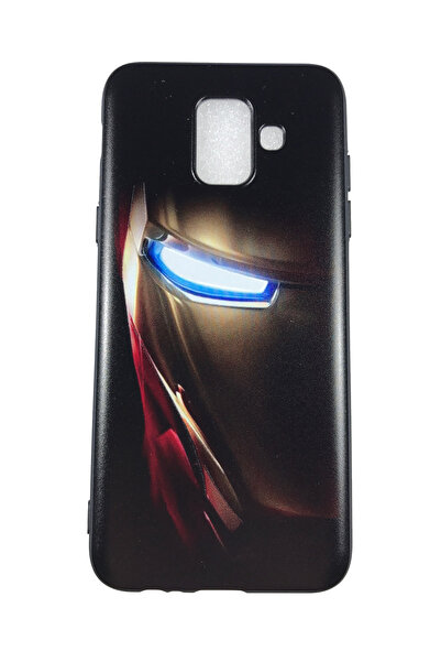 OEM Carcasă compatibilă cu Samsung Galaxy A6 2018, silicon embossat, Iron Man