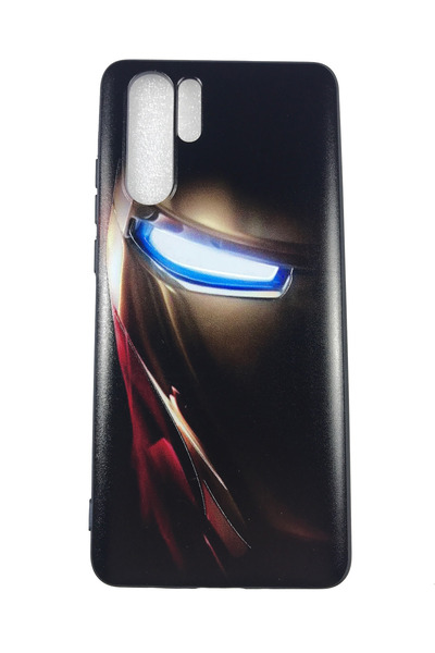 OEM Carcasă compatibilă cu Huawei P30 Pro, silicon în relief, Iron Man