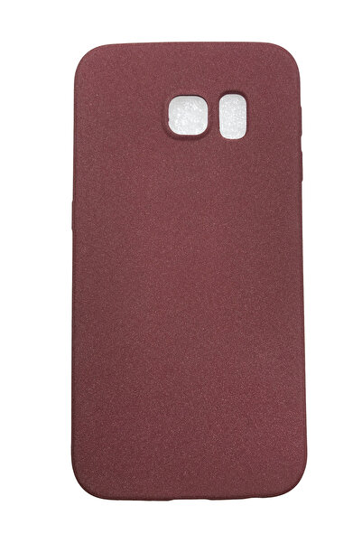 OEM Carcasă compatibilă cu Samsung S6 Edge / G925, silicon, textură nisipoasă, maro