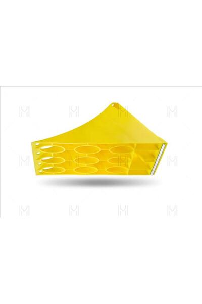 MVM Cale de blocare roți TWC000, 470x201x225 mm, fără suport, galbenă