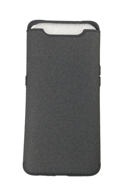 OEM Θήκη συμβατή με Samsung Galaxy A80, Θήκη από σιλικόνη, Τύπος τζιν, Μαύρη