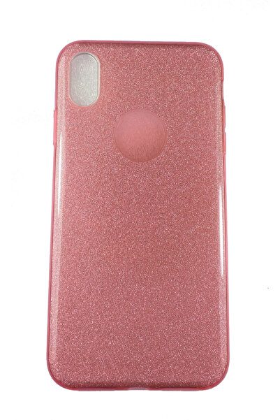 OEM Carcasă compatibilă cu iPhone XR, silicon cu sclipici, roz