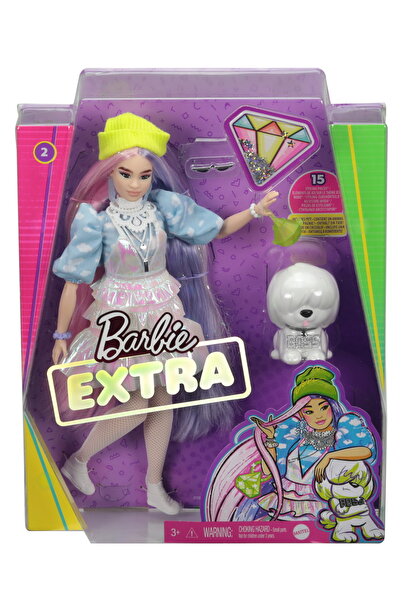 mattel Barbie Doll Extra Style Beanie