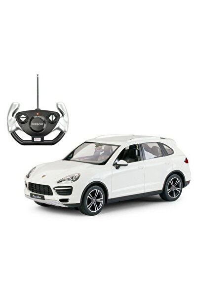 Rastar Porsche Cayenne Turbo bílé auto na dálkové ovládání v měřítku 1:14