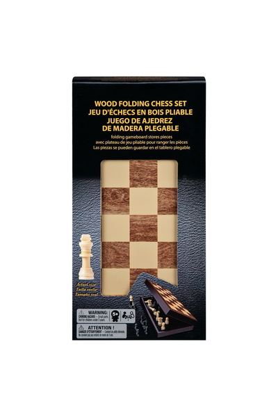 Spin Masters Wooden Chess Game In Box