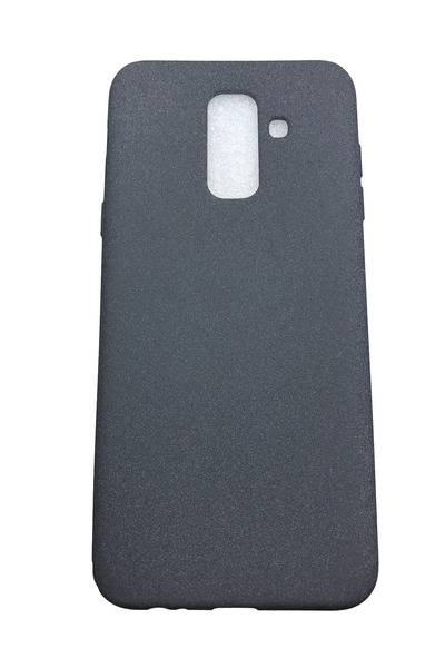 OEM Carcasă compatibilă cu Samsung A6 Plus -2018, silicon, textură nisip, gri