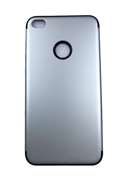 OEM Husă compatibilă cu Huawei P8 Lite 2017, silicon cu policarbonat fin, arg...