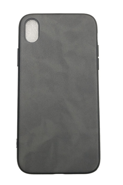 OEM Husă pentru iPhone XR / 6.1, piele artificială, gri