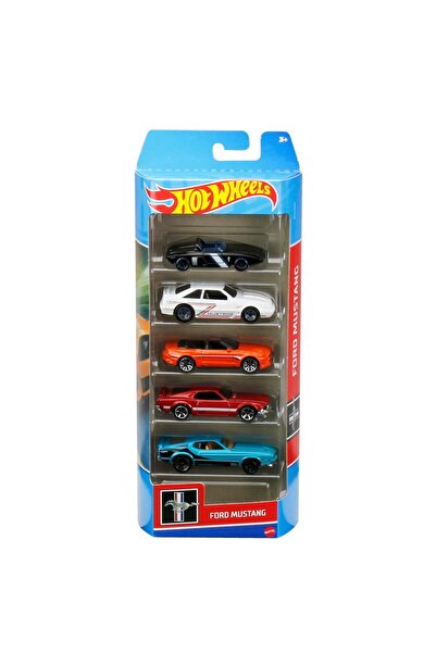 Evelise SET 5 MASINI HOT WHEELS FORD MUSTANG