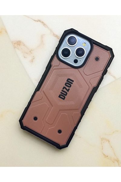 KILIF HOUSE iPhone 16 Pro Compatible Duzon Armor Tank Protected Case
