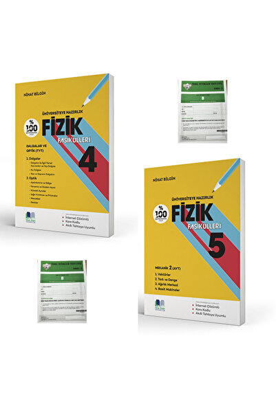 Nihat Bilgin Yayıncılık Nihat Bilgin Fizik 4 ve 5 Fasikülleri (AYT)