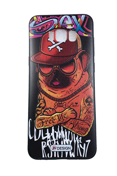 OEM Husă Samsung S8 Plus, silicon în relief, design Pug