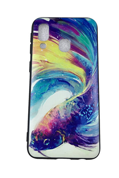 OEM Θήκη συμβατή με Samsung Galaxy A40, Θήκη από ανάγλυφη σιλικόνη, Ιαπωνικό ...