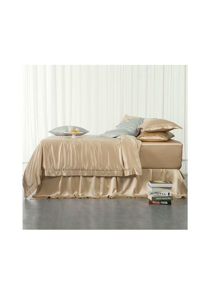 WaltStore Luxury satin bed linen, Melegim®, Crown, King Size, 4 pieces