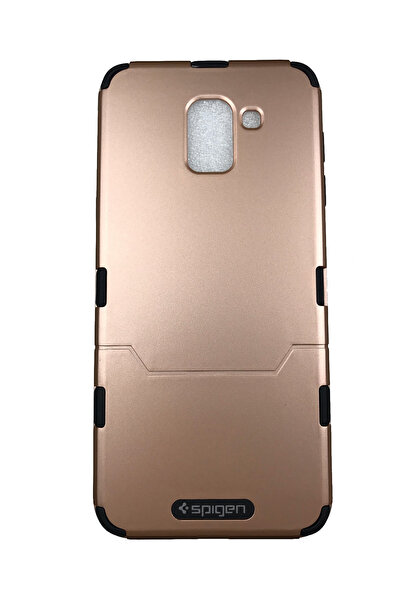 OEM Carcasă compatibilă cu Samsung J6-2018 din silicon cu policarbonat fin, roz