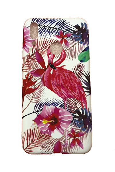 OEM Carcasă compatibilă cu Huawei Y7 Prime 2019, fosforescentă, roz flamingo,...