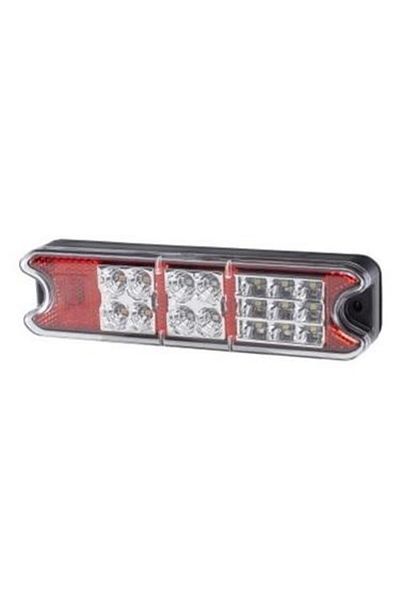 Hella Truck stop lamp 2VP 357 021-011, compatible with 12/24 V, equipped with 21 LEDs, for mo