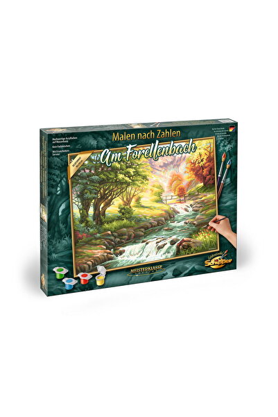 Evelise SCHIPPER MOUNTAIN RIVER PAINTING BY NUMBERS KIT