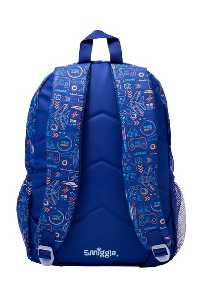 SMIGGLE Beta Classic Game Console Blue School - Backpack