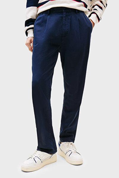 Tommy Jeans % 100 Pamuk Relaxed Fit Orta Bel Düz Paça Pantolon Erkek PANTOLON...