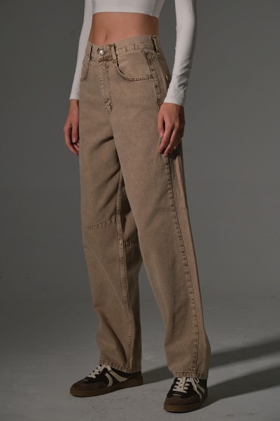 Maule Loose Cut Wide Leg Casual Baggy Jean High Waist Denim Loose Women's Pants @Magnolia