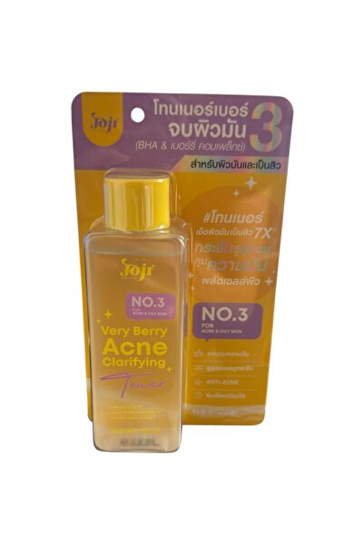 Joji تونر رقم 3 لتنقية البشرة من حب الشباب بنكهة التوت 120 مل