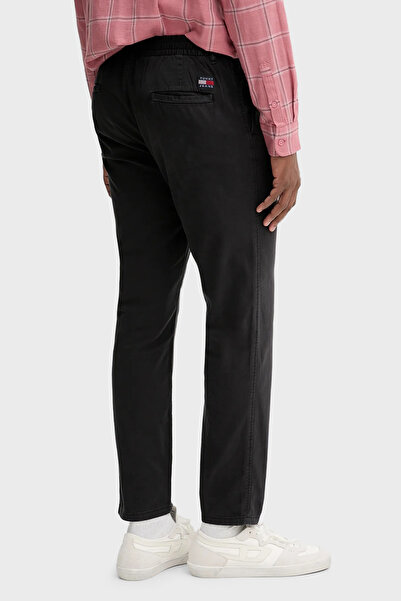 Tommy Jeans % 100 Pamuk Relaxed Fit Orta Bel Düz Paça Pantolon Erkek PANTOLON DM0DM21705 BDS