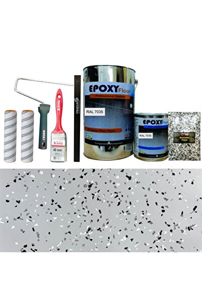 OEM Kit Complet Vopsea Epoxidica Gri Deschis Crazy Grey