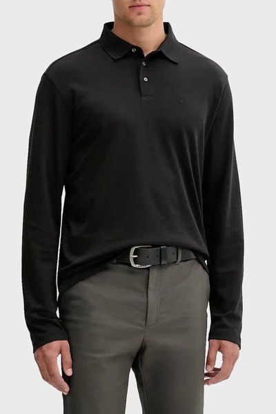 Calvin Klein Pamuklu Regular Fit Düğmeli Polo Yaka Sweat LV040EM909UB1 Erkek POLO YAKA SWEAT LV040EM